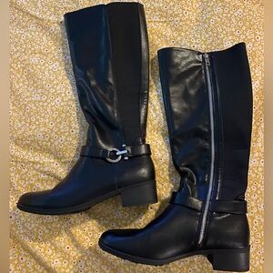 Nautica, Faux Leather, Riding Style, Boots